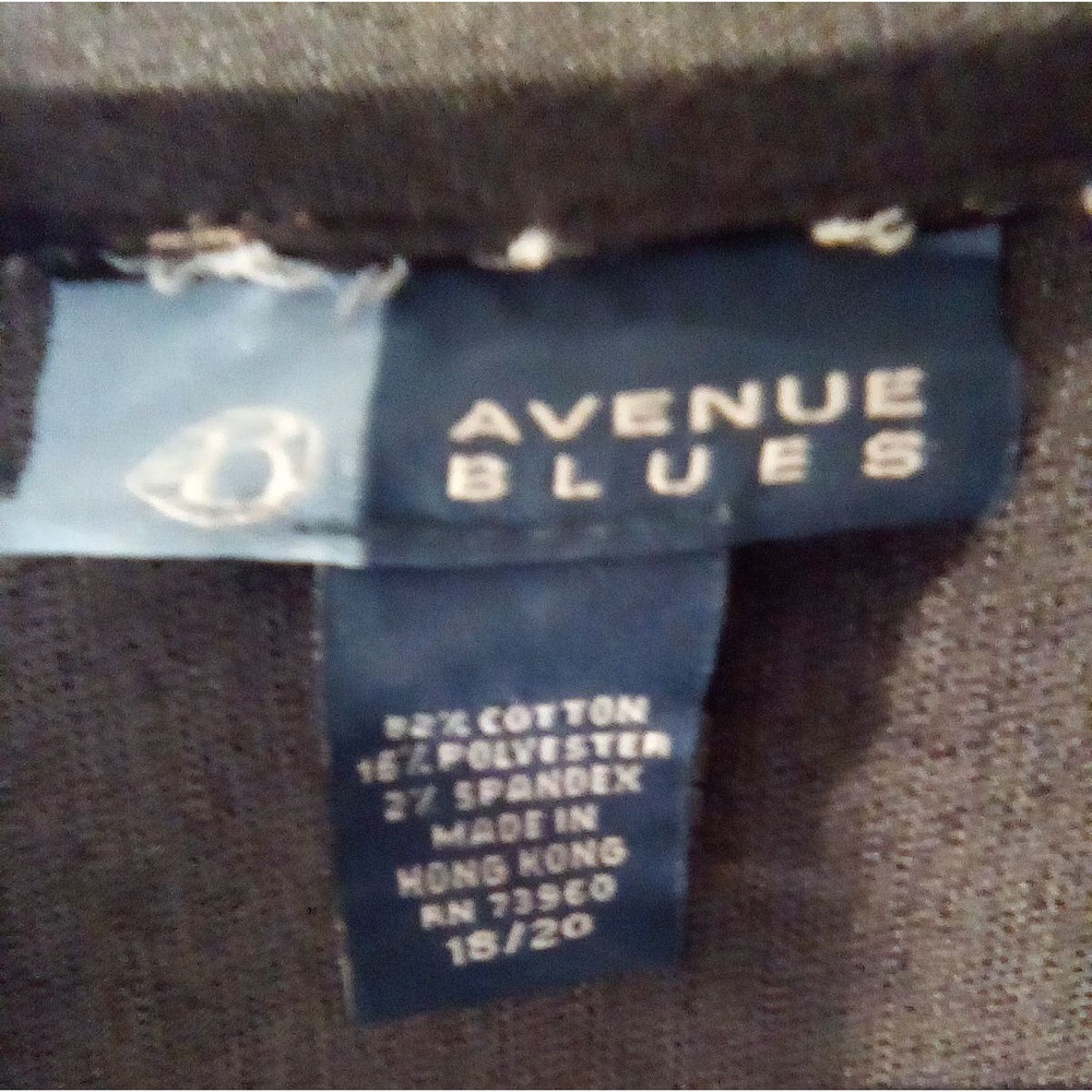 Avenue‎ Blues Womens Plus Size 18/20 Dark Wash Denim Zip Up Hoodie Jacket Blue - Picture 2 of 6